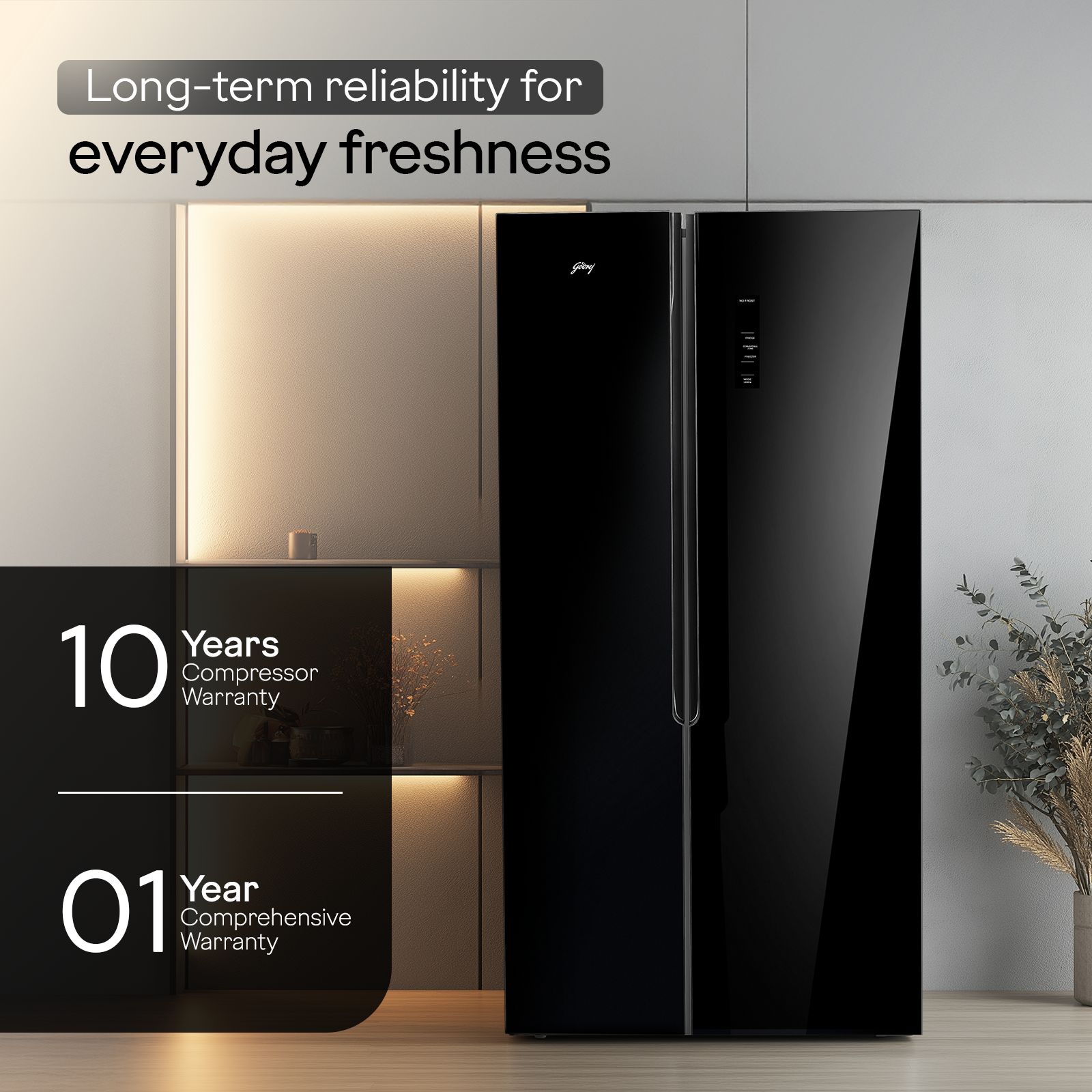 Buy Godrej 600 Litres 3 Star Frost Free Side by Side Refrigerator